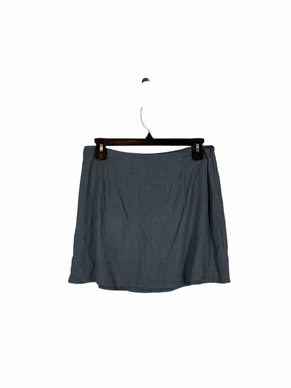 Princess Polly Grey Wrap Mini Skirt Size US 8